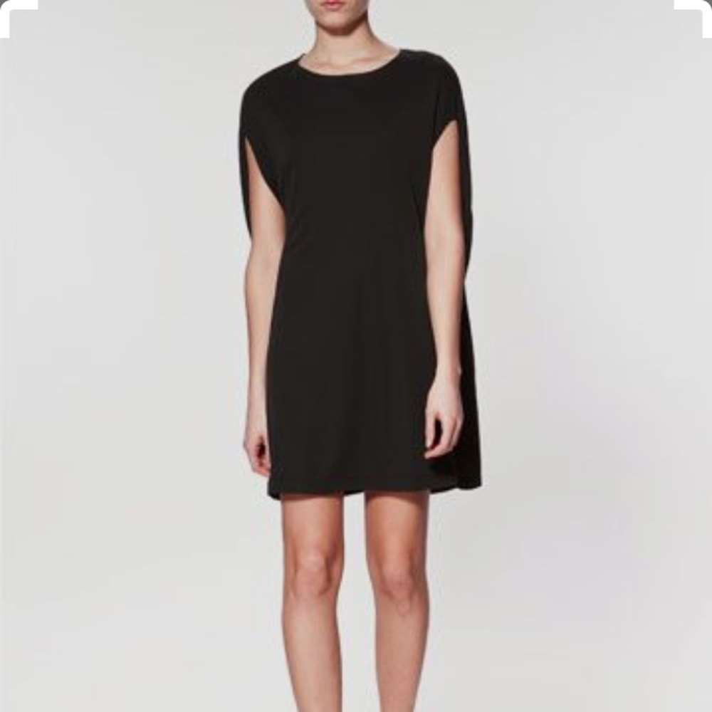 Black Zara Cape Dress
